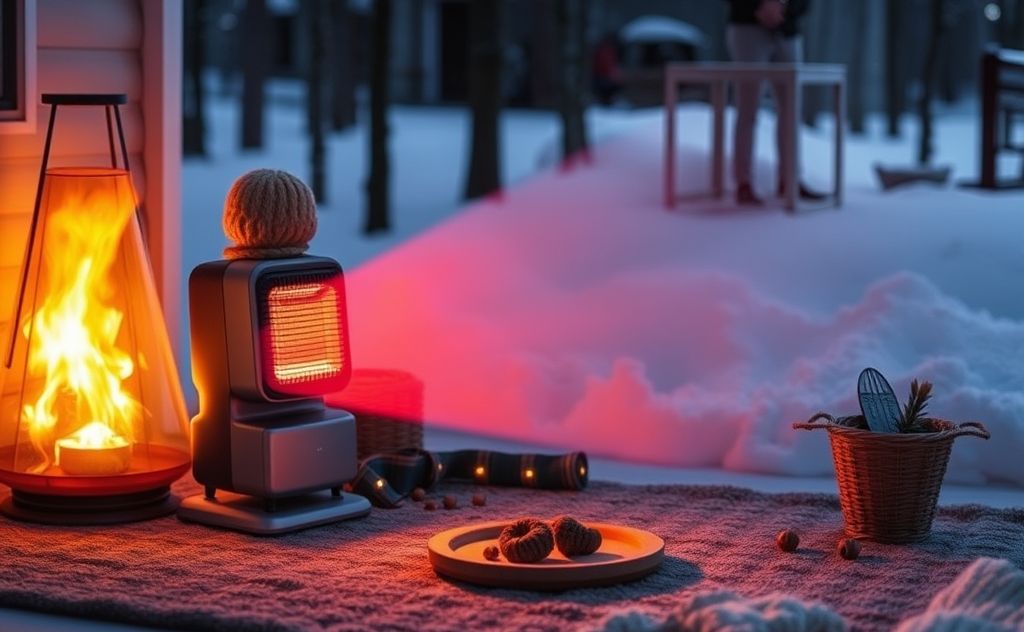 Instant warmth from portable heater benefits