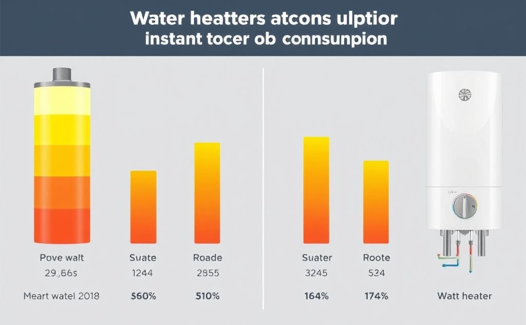 Instant water heater energy consumption comparison