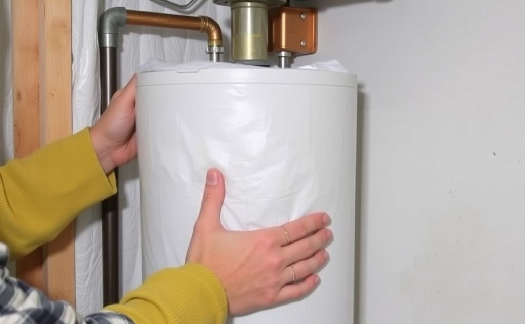Insulate a gas water heater for energy efficiency.