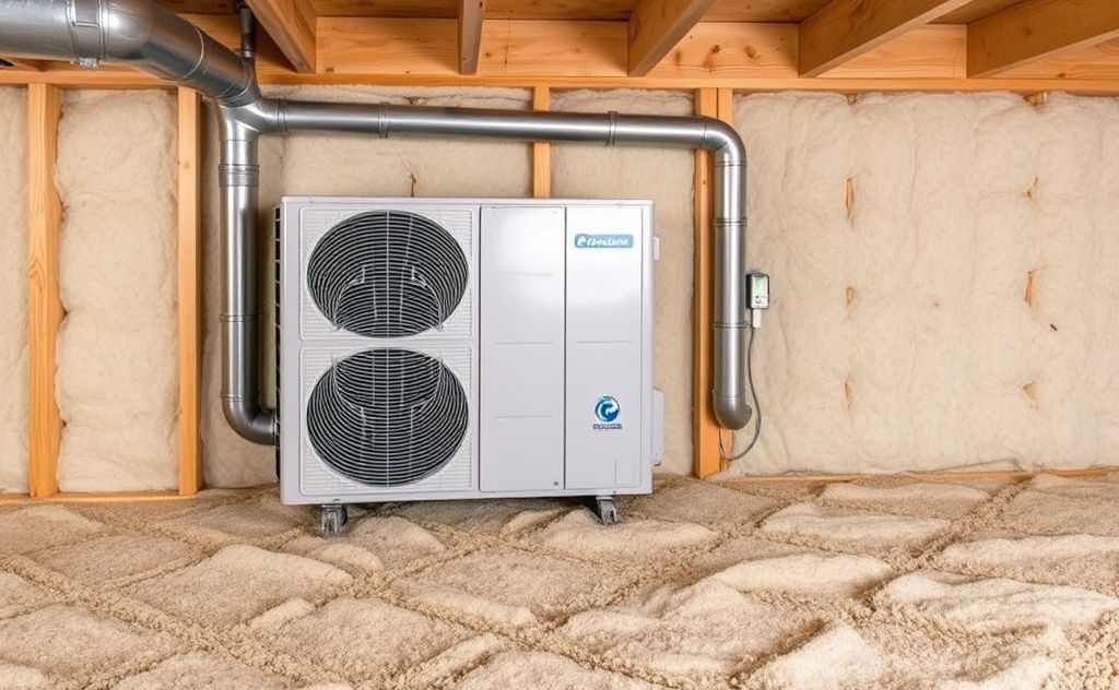 Insulation boosts heat pump HVAC efficiency