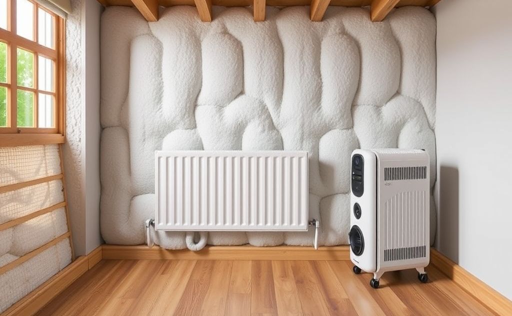Insulation boosts heater energy efficiency significantly