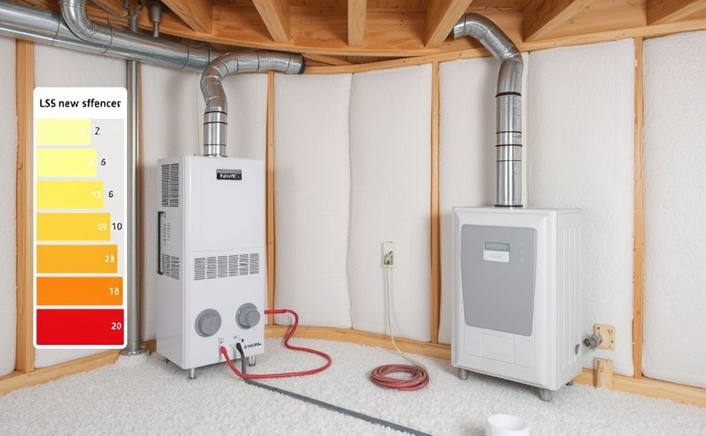 Insulation standards impact heater energy efficiency