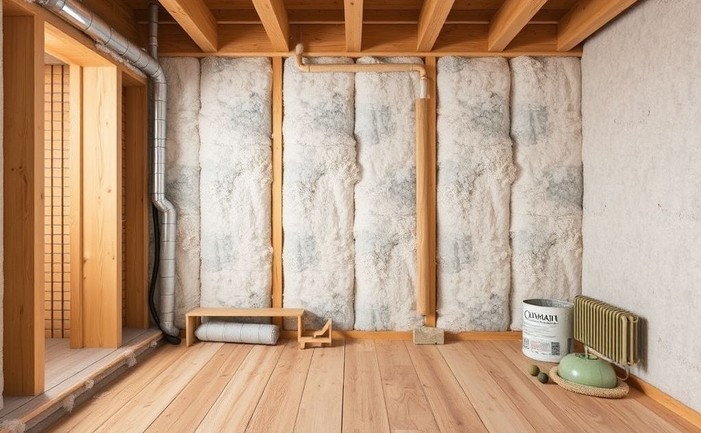 Insulation techniques for efficient heating energy use