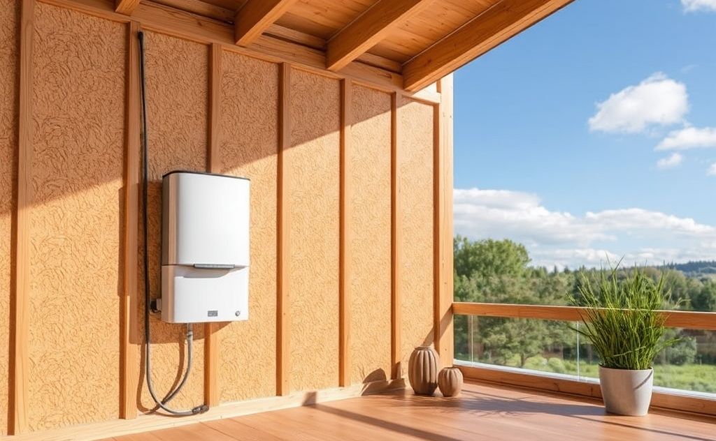 Insulation's impact on solar heater efficiency