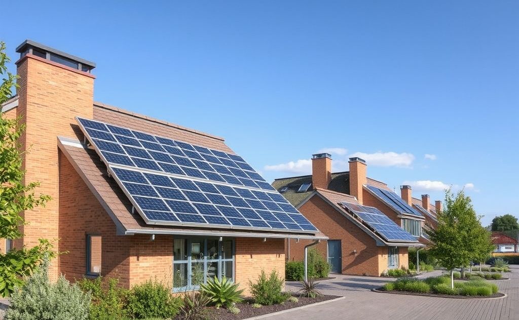 Integration of solar heating with buildings