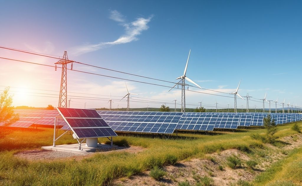 Intelligent grid with renewable energy automation