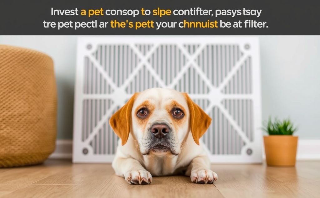Invest in air filters for pet odor control