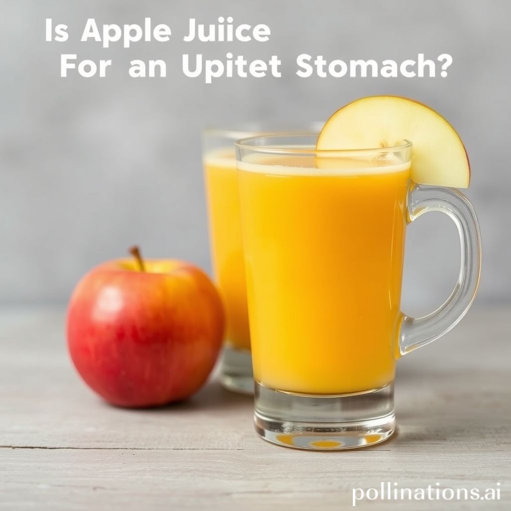 Is Apple Juice Good For An Upset Stomach?