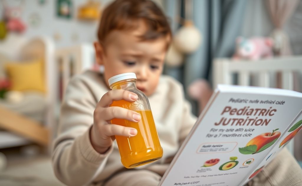 Is apple juice safe for my 7-month-old baby?