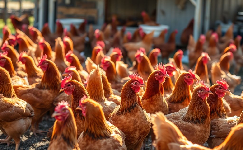 Isa Brown chickens lay eggs for several years