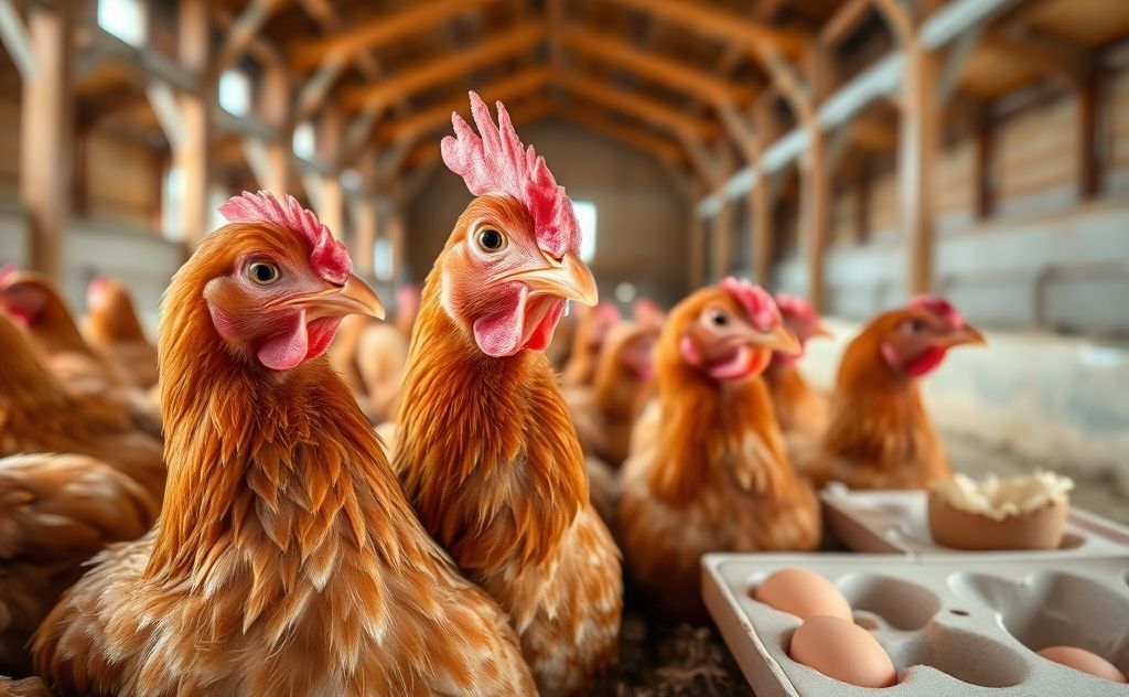 Isa Brown chickens start laying at 5-6 months old