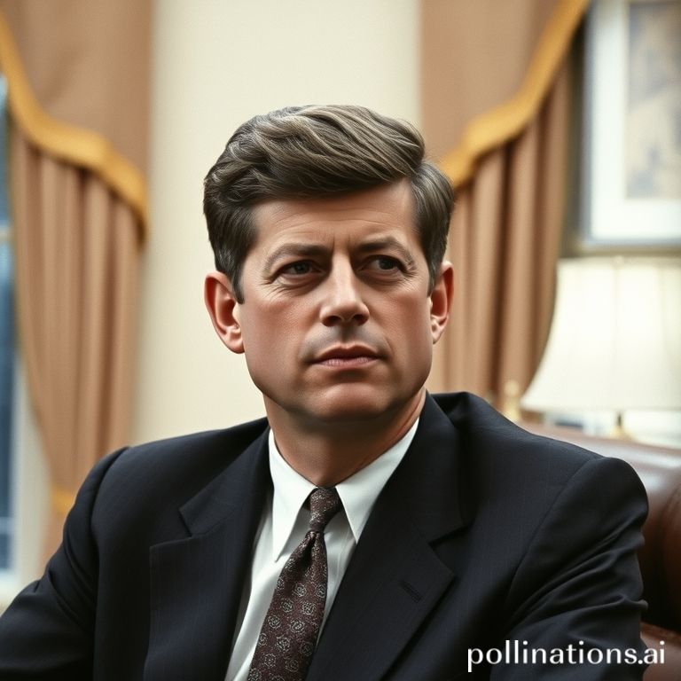 John F. Kennedy in the Oval Office