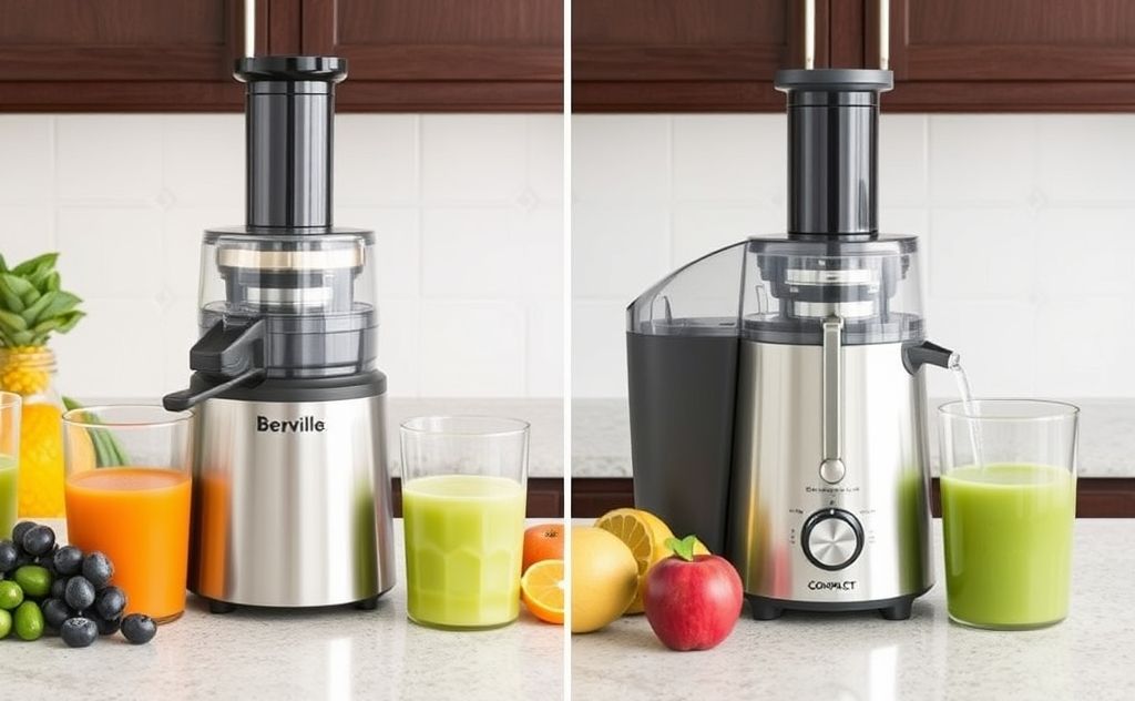 Juicer comparison: Breville Juice Fountain Plus vs Compact