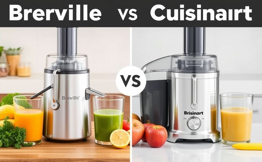 Juicer comparison: Breville vs Cuisinart features