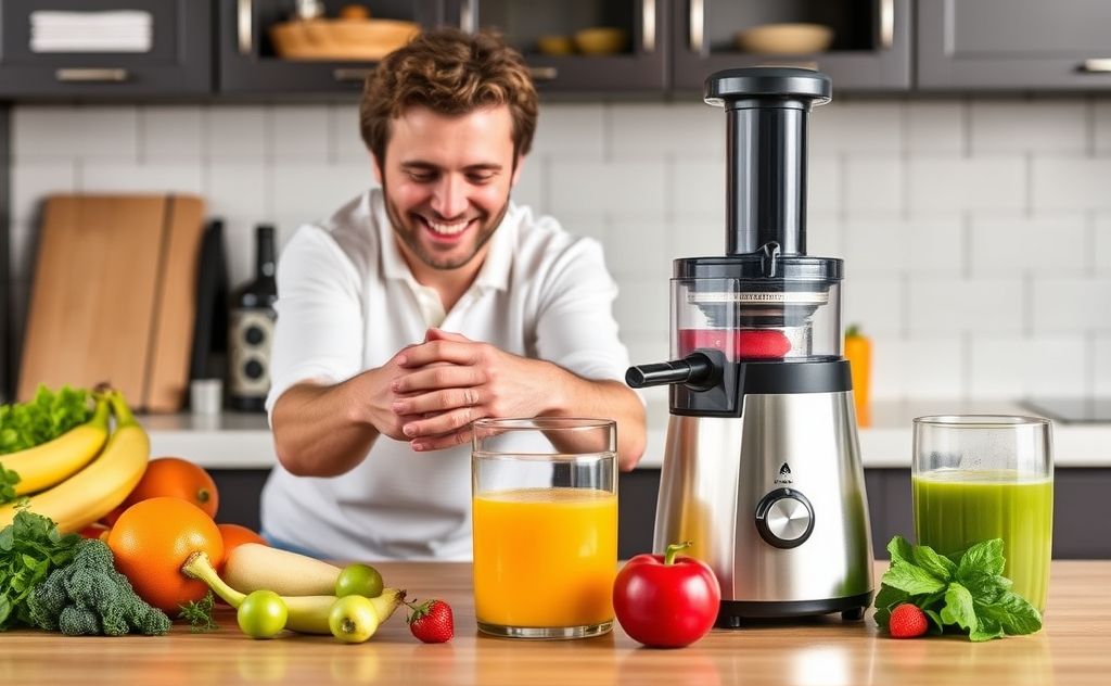 Juicer inspired by Jack Lalanne's fitness legacy
