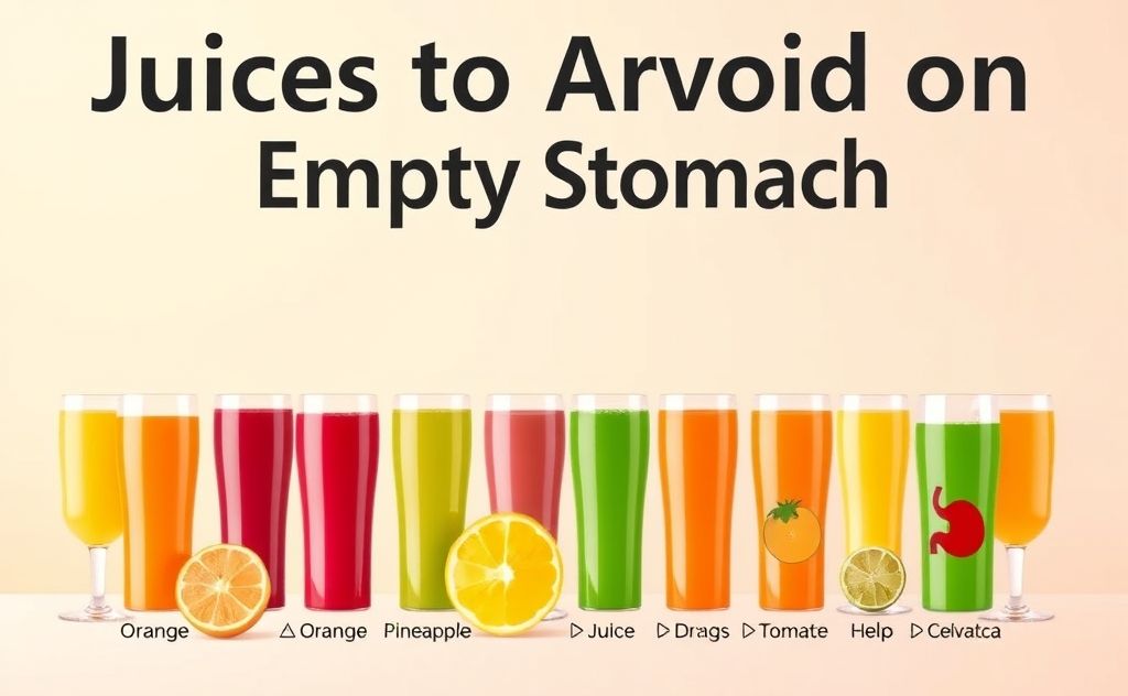 Juices to Avoid on Empty Stomach