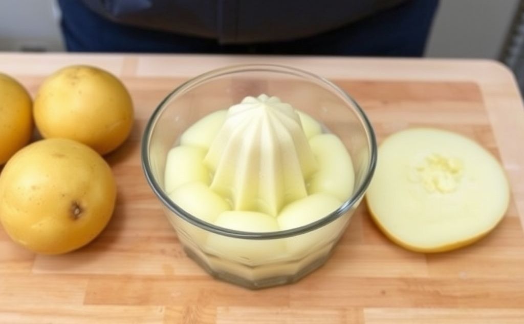 Juicing a potato easily without a juicer