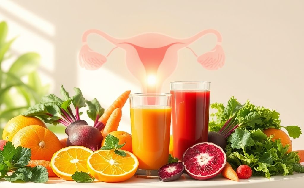 Juicing benefits for endometrial health