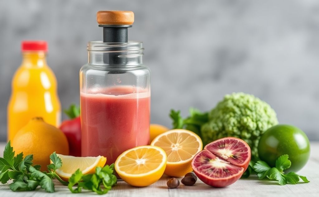 Juicing benefits for psoriasis relief