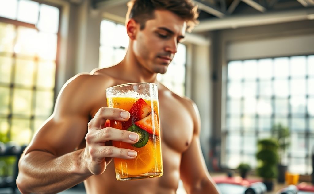 Juicing enhances workout performance and hydration