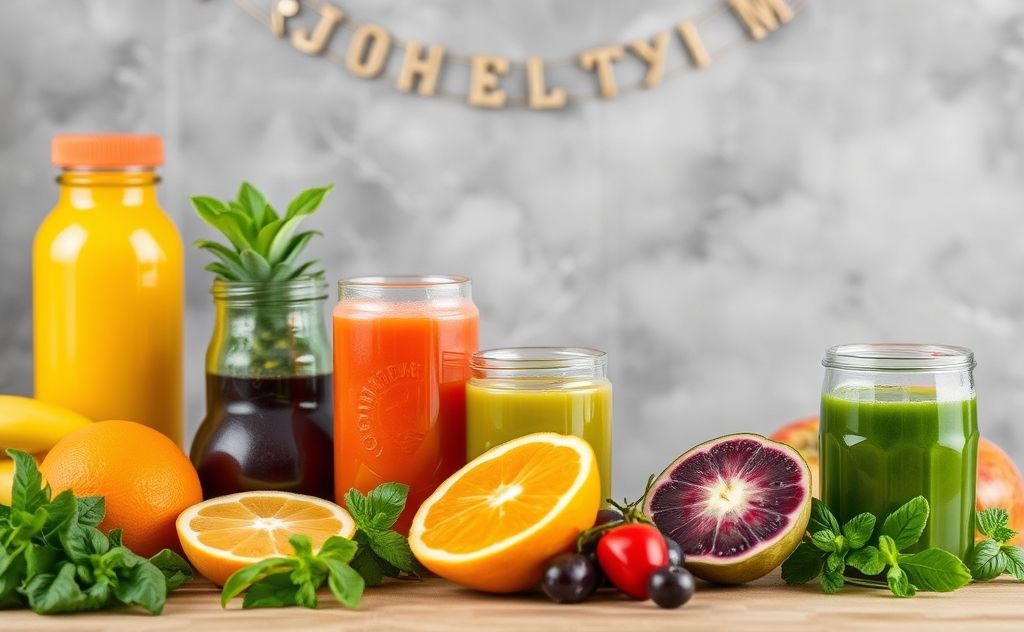 Juicing for wellness and vitality boost