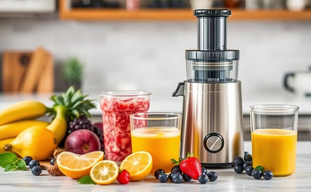 Juicing frozen fruit with a powerful machine