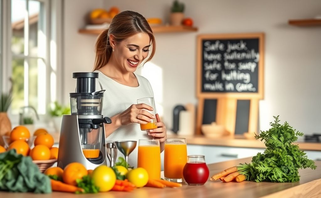 Juicing tips for nursing moms health and safety