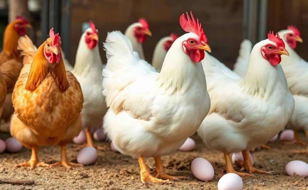 Jumbo egg laying chicken breeds and factors