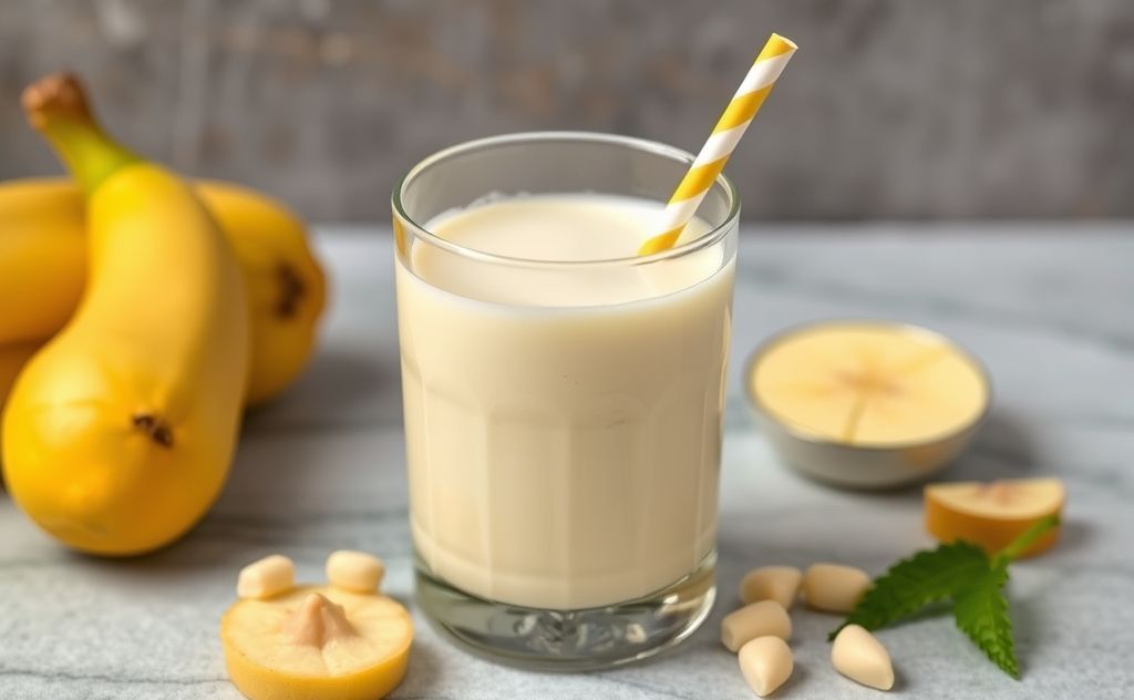 Kaju Badam Milk Shake rich in nutrients and taste