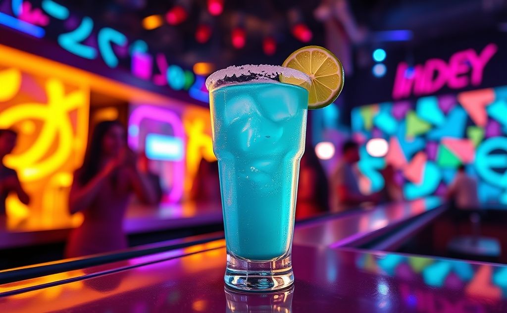 Kamikaze drink in a vibrant cocktail setting