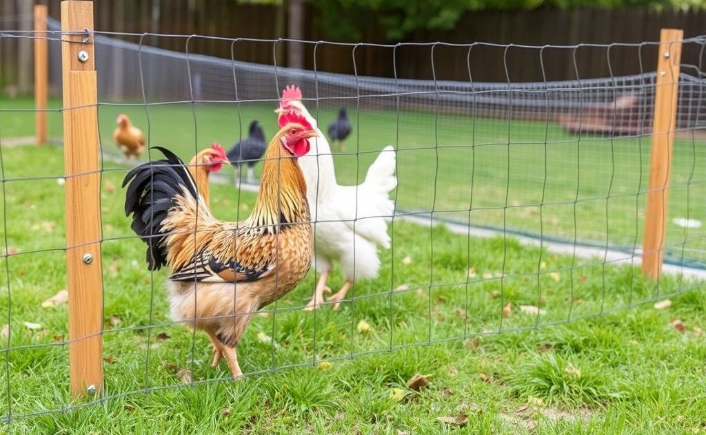 Keep chickens in your yard with effective barriers