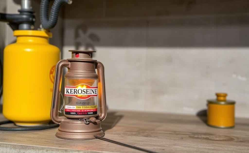 Kerosene as alternative to heating oil use