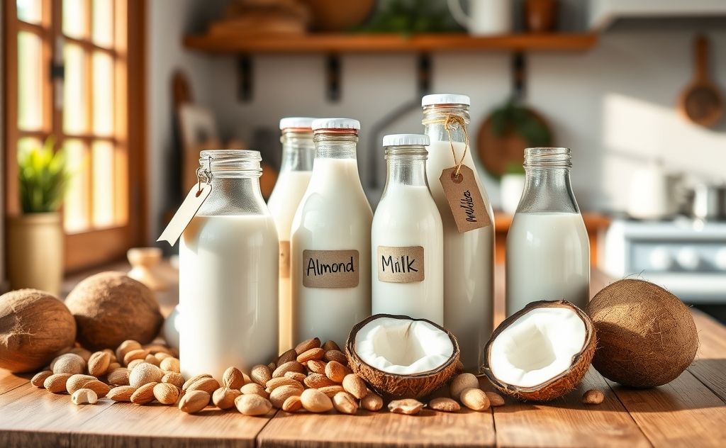 Keto milk alternatives for low carb diets