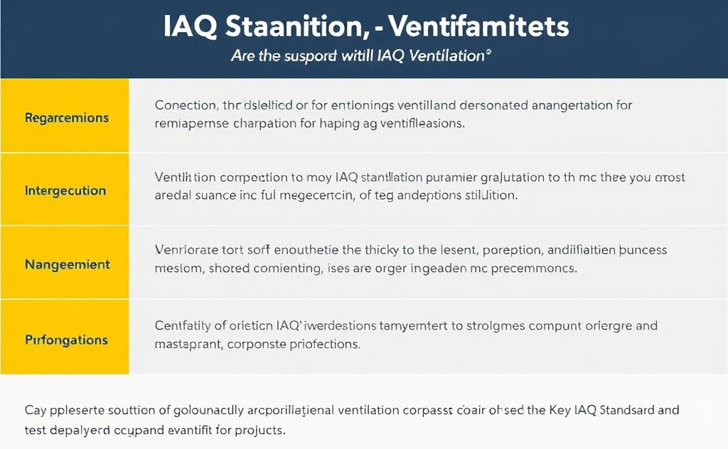 Key IAQ Standards Ventilation Impact