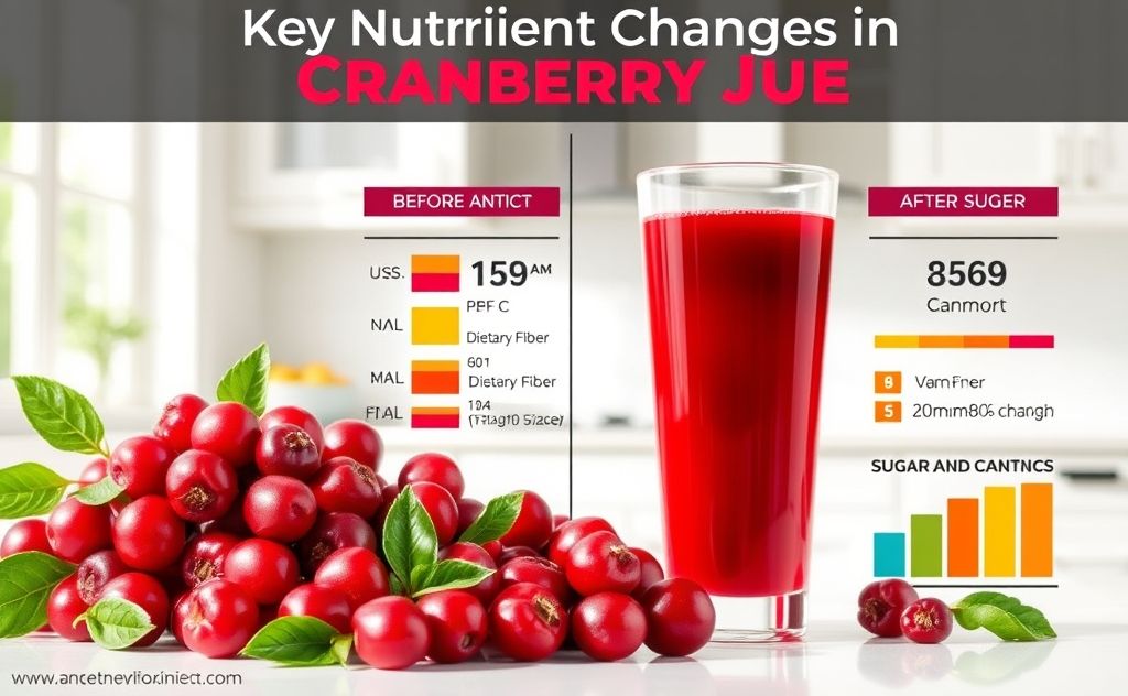 Key Nutrient Changes in Cranberry Juice