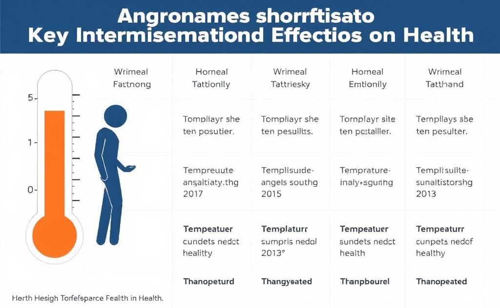 Key Temperature Hormonal Effects on Health