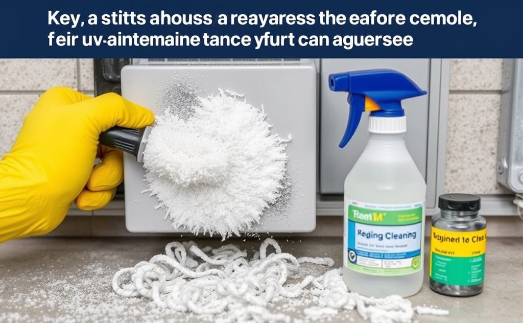 Key components require regular cleaning for HVAC maintenance