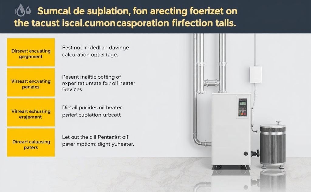 Key factors for oil heater consumption calculation