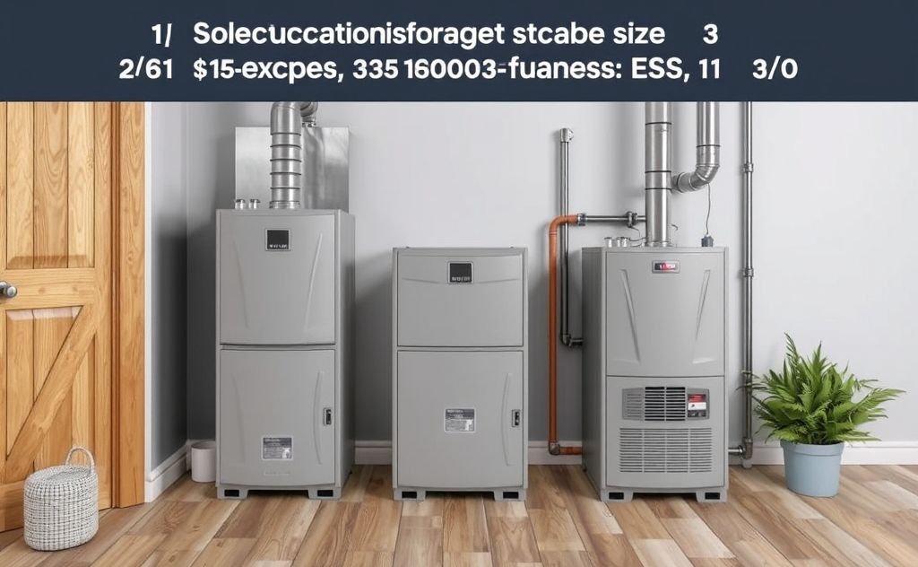 Key factors for selecting gas furnace size