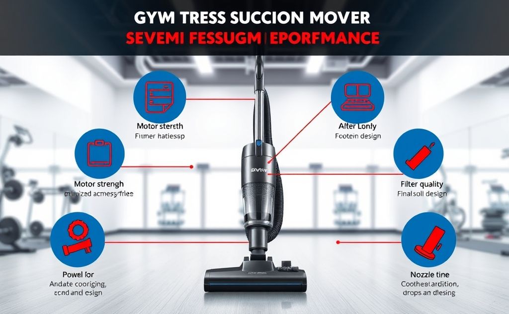 Key factors gym vacuum suction power performance