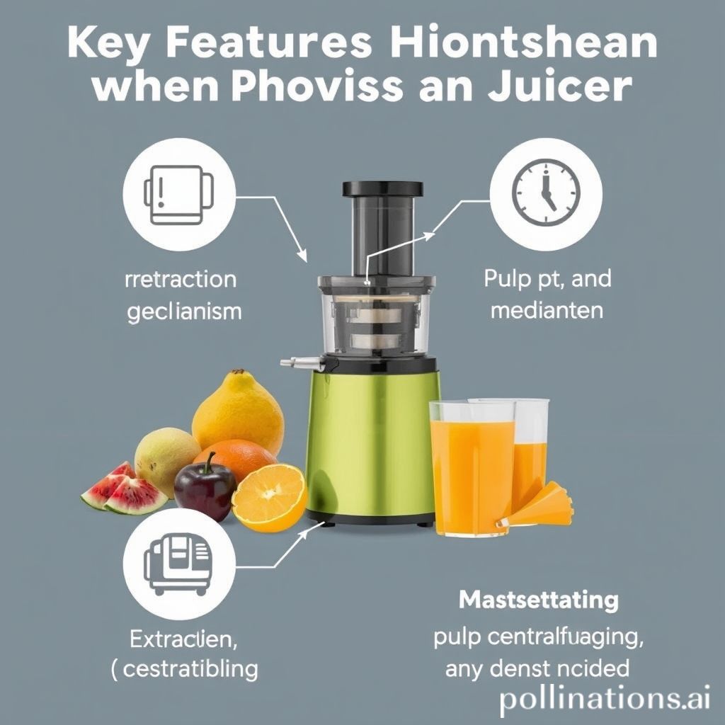 Essential Factors for Selecting a Juicer