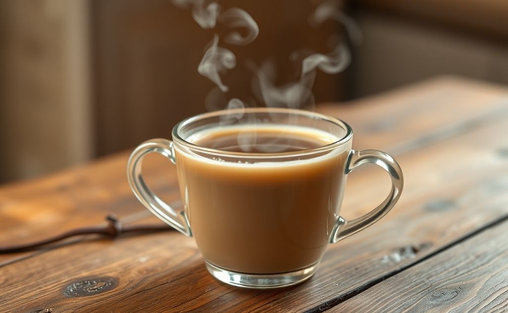 Key ingredients London Fog drink tea milk vanilla