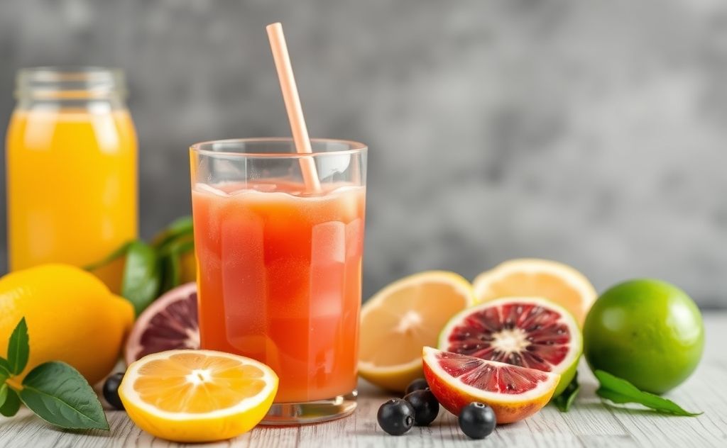 Key nutrients for eye health in fruit juice