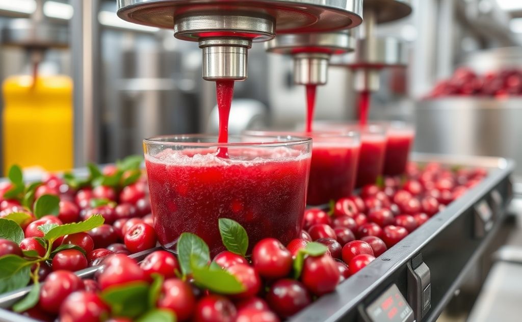 Key nutrients in cranberry juice processing