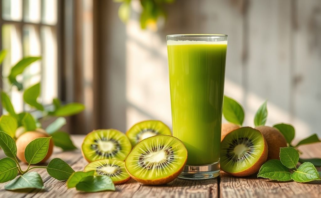 Kiwi juice boosts digestive health naturally