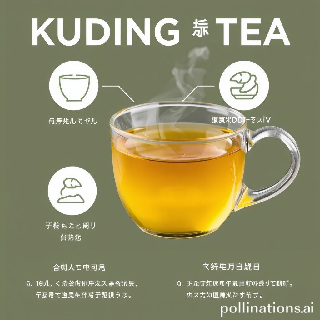 Kuding tea brewing methods.