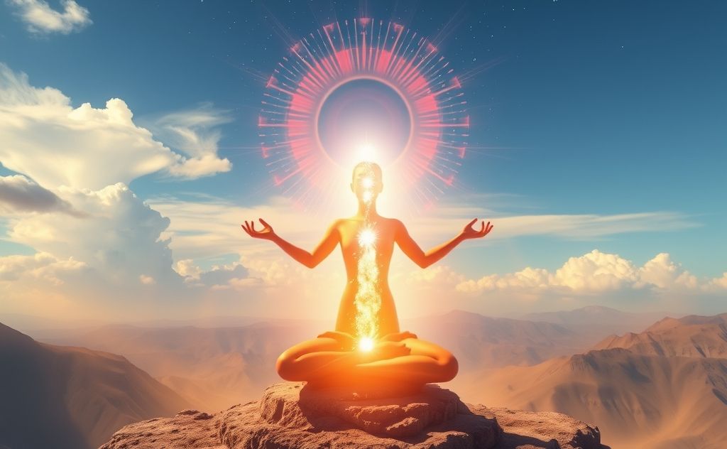 Kundalini energy rising within body and spirit