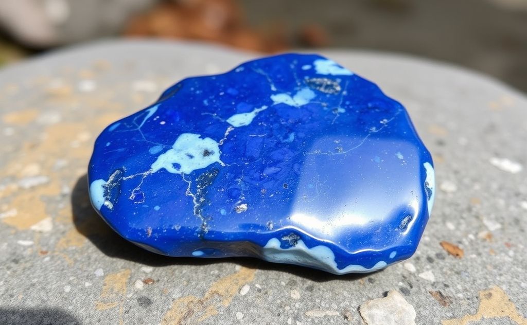Lapis lazuli enhances throat chakra energy