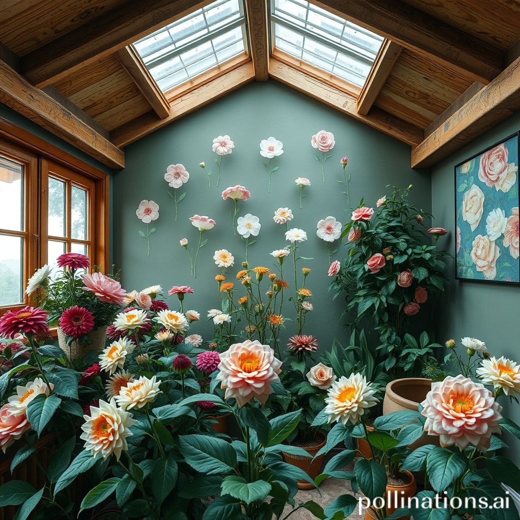 Imagen: Las flores pueden ayudar a mejorar la calidad del aire interior mediante la absorción de compuestos tóxicos y la liberación de oxígeno....
