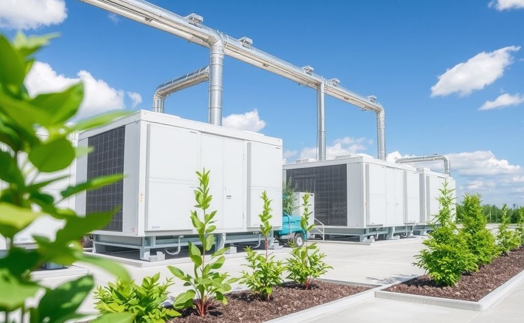 Leading green refrigerants in HVAC systems